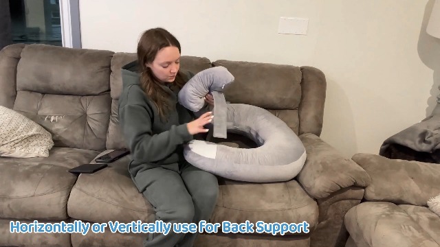 Amazon.com: PYURIFAI Crochet Pillow for Lap Support with